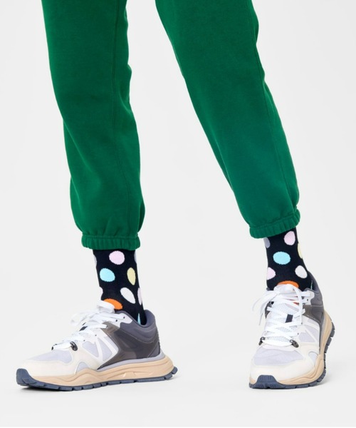 Happy Socks(ハッピーソックス)の「Happy Socks BIG DOT クルーソックス 10201101(ソックス/靴下・レディース・ブラック/ネイビー・M/XL/L)」の8枚目の写真