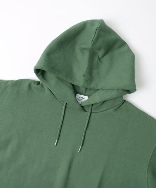 coen（コーエン）の「【WEB限定】着丈が選べる。CVC裏起毛フーディーパーカーマキシワンピース（ワンピース・レディース・ケリーグリーン/その他1/ブラック/オフホワイト・S/L/M）」の19枚目の写真