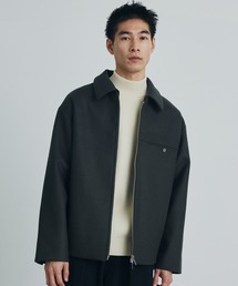 PUBLIC TOKYO | S140メルトンジップブルゾン(ブルゾン)