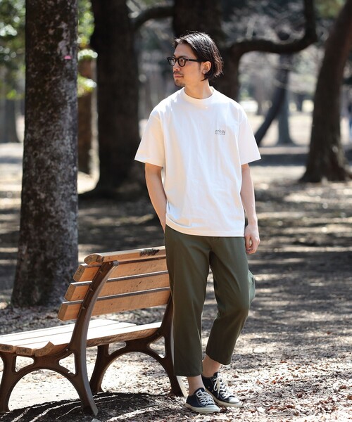 Manhattan Portage(マンハッタンポーテージ)の「Manhattan Portage / プリント ロゴ Tシャツ(Tシャツ/カットソー・メンズ・ホワイト/ブラック・LARGE/MEDIUM/X-LARGE/SMALL)」の3枚目の写真