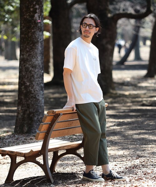 Manhattan Portage(マンハッタンポーテージ)の「Manhattan Portage / プリント ロゴ Tシャツ(Tシャツ/カットソー・メンズ・ホワイト/ブラック・LARGE/MEDIUM/X-LARGE/SMALL)」の4枚目の写真