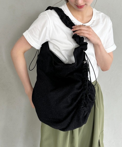 Damson Madder 黒 シャーリング サテン バッグ ショルダー Amazon.co.jp: MARK RYDEN メンズ ショルダーバッグ 防水 盗難