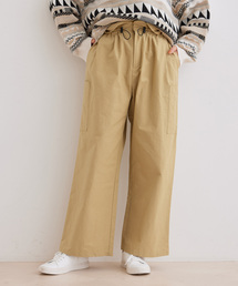 ウエストドロストパンツ