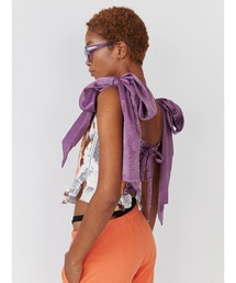 PAMEO POSE（パメオポーズ）の「Saturday Night Corset Orange（シャツ