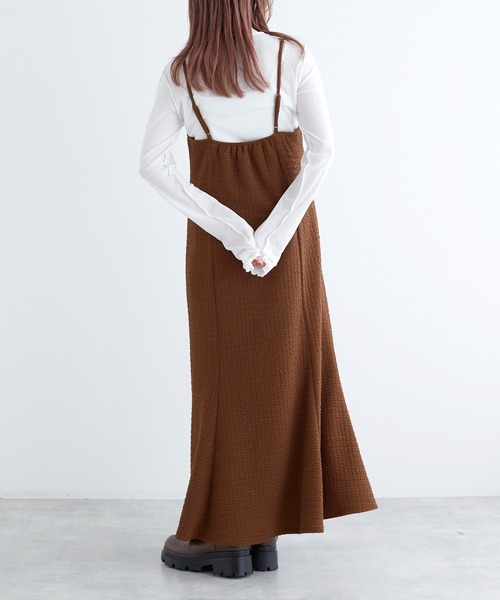 w closet（ダブルクローゼット）の「ポコポコジャガードキャミ