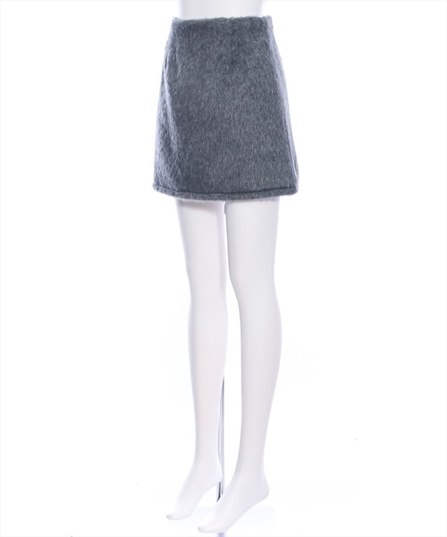 clear（クリア）の「インパン付シャギータイトスカート（スカート・レディース・グレー/アイボリー/グリーン・M/S）」の4枚目の写真