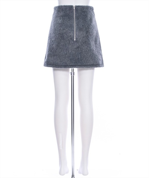 clear（クリア）の「インパン付シャギータイトスカート（スカート・レディース・グレー/アイボリー/グリーン・M/S）」の7枚目の写真
