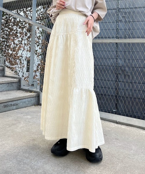 PAGEBOY(ページボーイ)の「ジャガードフレアスカート(スカート・レディース・ホワイト/ブラック・FREE)」の20枚目の写真