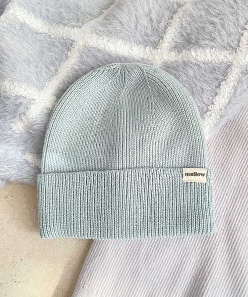 MAJESTIC LEGON（マジェスティックレゴン）の「カラーニットキャップ（ニットキャップ/ビーニー・レディース・ベージュ/ミント/ピンク/チャコールグレー・FREE）」の13枚目の写真