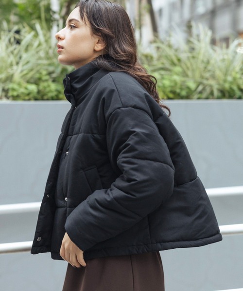 LAKOLE（ラコレ）の「ショートパファージャケット / 987932（ナイロン