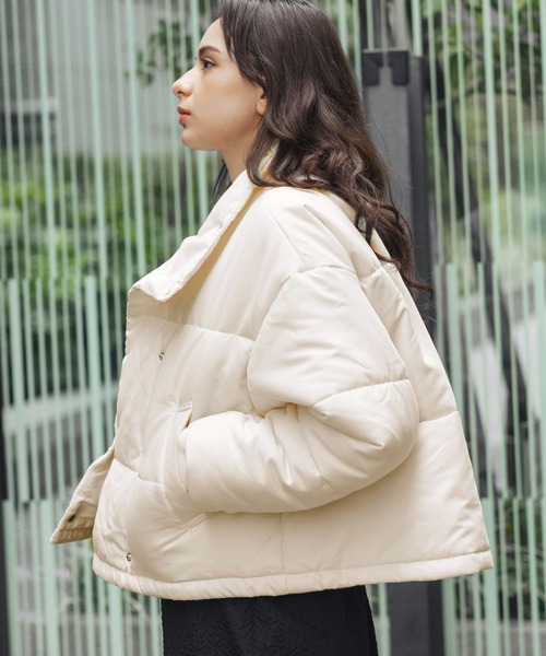 LAKOLE（ラコレ）の「ショートパファージャケット / 987932（ナイロン