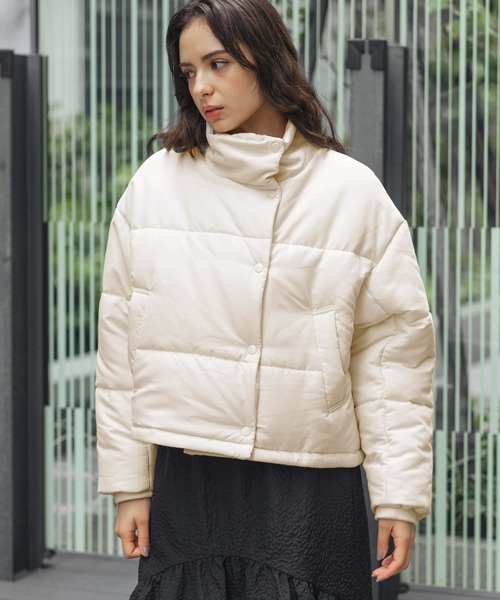 LAKOLE（ラコレ）の「ショートパファージャケット / 987932（ナイロン