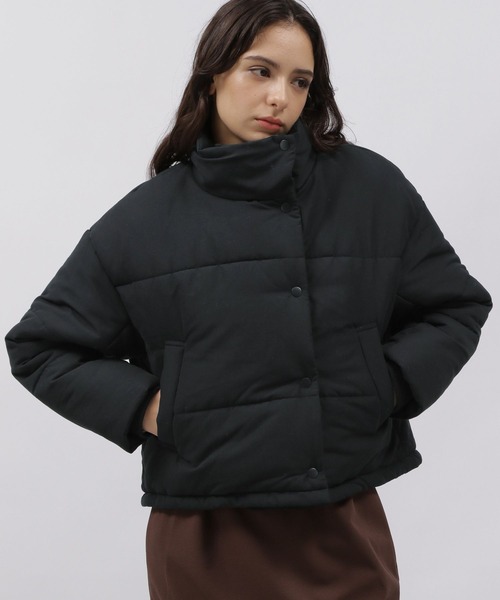 LAKOLE（ラコレ）の「ショートパファージャケット / 987932（ナイロンジャケット・レディース・ライトブルー/ブラック/アイボリー・SMALL/MEDIUM）」の22枚目の写真