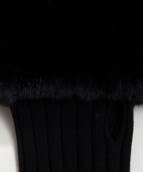 NOLLEY’S（ノーリーズ）の「《手洗い可能》アームウォーマー付きリブプルオーバーニット（ニット/セーター・レディース・チャコールグレー/アイボリー/ブラック・38）」の19枚目の写真