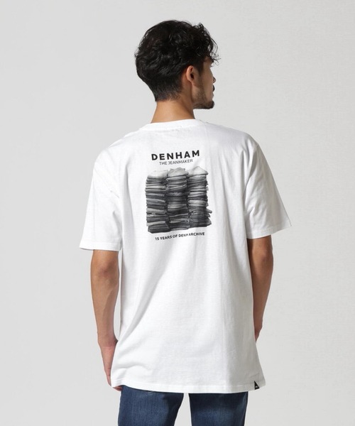 RAWLIFE（ロウライフ）の「DENHAM/デンハム/LIBRARY REG TEECJ/01231052061（Tシャツ/カットソー・メンズ・ホワイト・L/M/S）」の3枚目の写真