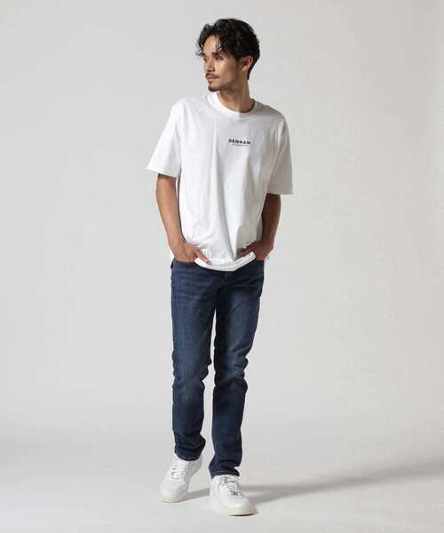 RAWLIFE（ロウライフ）の「DENHAM/デンハム/LIBRARY REG TEECJ/01231052061（Tシャツ/カットソー・メンズ・ホワイト・L/M/S）」の2枚目の写真