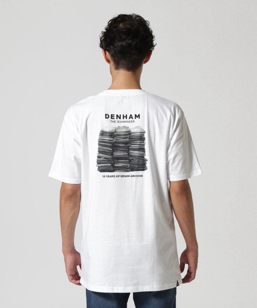 RAWLIFE（ロウライフ）の「DENHAM/デンハム/LIBRARY REG TEECJ/01231052061（Tシャツ/カットソー・メンズ・ホワイト・L/M/S）」の5枚目の写真