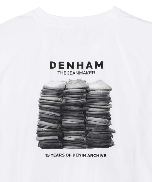 RAWLIFE（ロウライフ）の「DENHAM/デンハム/LIBRARY REG TEECJ/01231052061（Tシャツ/カットソー・メンズ・ホワイト・L/M/S）」の10枚目の写真