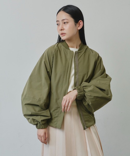 Libra Cue(リブラ キュー)の「MA-1ブルゾン(MA-1・レディース・ブラック/カーキ・FREE)」の18枚目の写真