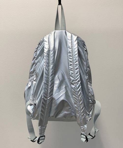 non-hedge（ノンヘッジ）の「ドローコードポケリュックサック（バックパック/リュック・レディース・ブラック/シルバー・FREE）」の14枚目の写真