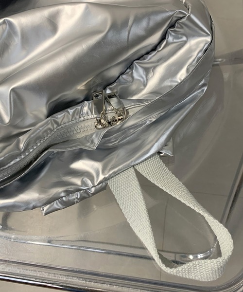 non-hedge（ノンヘッジ）の「ドローコードポケリュックサック（バックパック/リュック・レディース・ブラック/シルバー・FREE）」の20枚目の写真