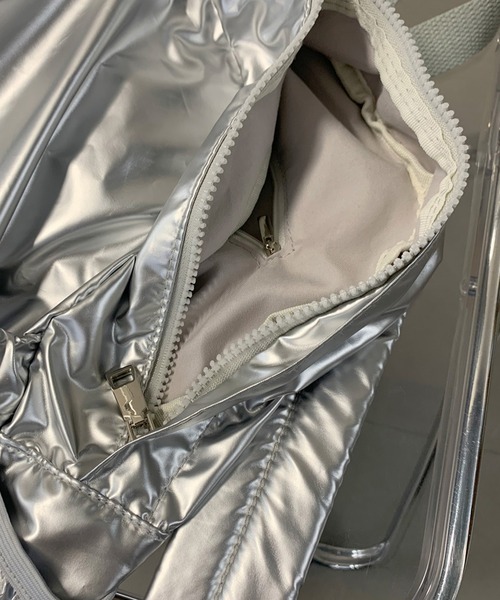 non-hedge（ノンヘッジ）の「ドローコードポケリュックサック（バックパック/リュック・レディース・ブラック/シルバー・FREE）」の21枚目の写真