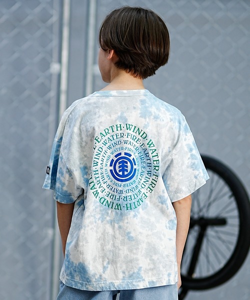 ELEMENT（エレメント）の「ELEMENT/エレメント SEALERS SS YOUTH Tシャツ 親子コーデ スケートボード BE025-243（Tシャツ/カットソー・キッズ・ブラック/グレー×サックスブルー/ホワイト・130cm/140cm/150cm/160cm）」の3枚目の写真