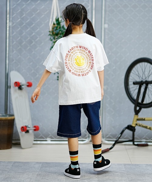 ELEMENT（エレメント）の「ELEMENT/エレメント SEALERS SS YOUTH Tシャツ 親子コーデ スケートボード BE025-243（Tシャツ/カットソー・キッズ・ブラック/グレー×サックスブルー/ホワイト・130cm/140cm/150cm/160cm）」の8枚目の写真