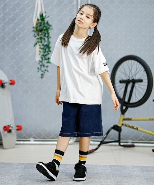 ELEMENT（エレメント）の「ELEMENT/エレメント SEALERS SS YOUTH Tシャツ 親子コーデ スケートボード BE025-243（Tシャツ/カットソー・キッズ・ブラック/グレー×サックスブルー/ホワイト・130cm/140cm/150cm/160cm）」の9枚目の写真