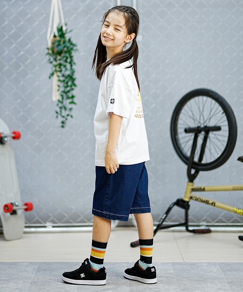 ELEMENT（エレメント）の「ELEMENT/エレメント SEALERS SS YOUTH Tシャツ 親子コーデ スケートボード BE025-243（Tシャツ/カットソー・キッズ・ブラック/グレー×サックスブルー/ホワイト・130cm/140cm/150cm/160cm）」の10枚目の写真