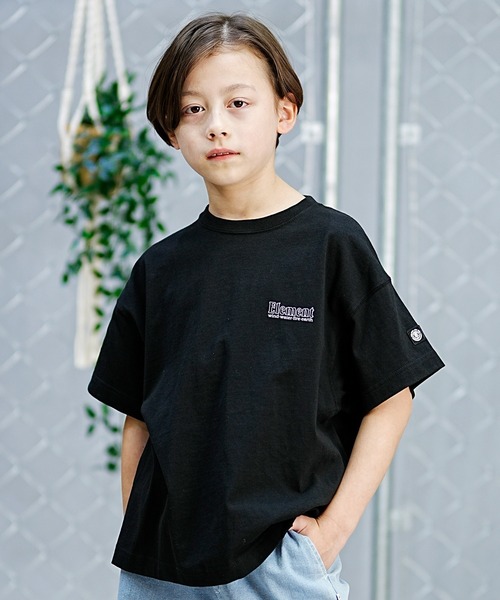 ELEMENT（エレメント）の「ELEMENT/エレメント SEALERS SS YOUTH Tシャツ 親子コーデ スケートボード BE025-243（Tシャツ/カットソー・キッズ・ブラック/グレー×サックスブルー/ホワイト・130cm/140cm/150cm/160cm）」の11枚目の写真