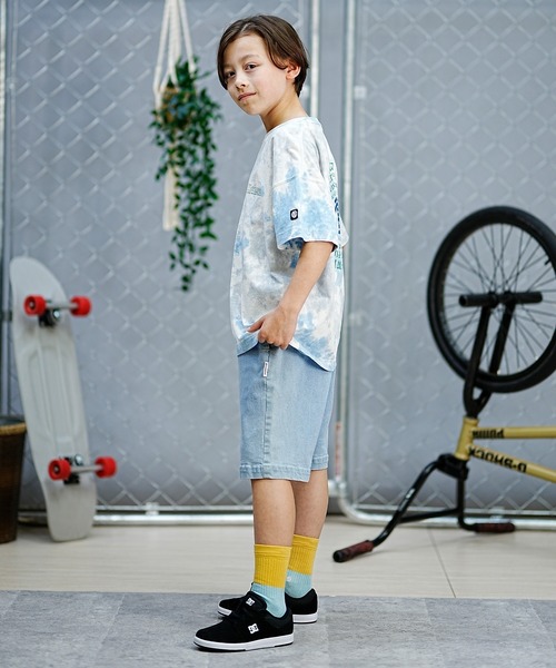 ELEMENT（エレメント）の「ELEMENT/エレメント SEALERS SS YOUTH Tシャツ 親子コーデ スケートボード BE025-243（Tシャツ/カットソー・キッズ・ブラック/グレー×サックスブルー/ホワイト・130cm/140cm/150cm/160cm）」の18枚目の写真