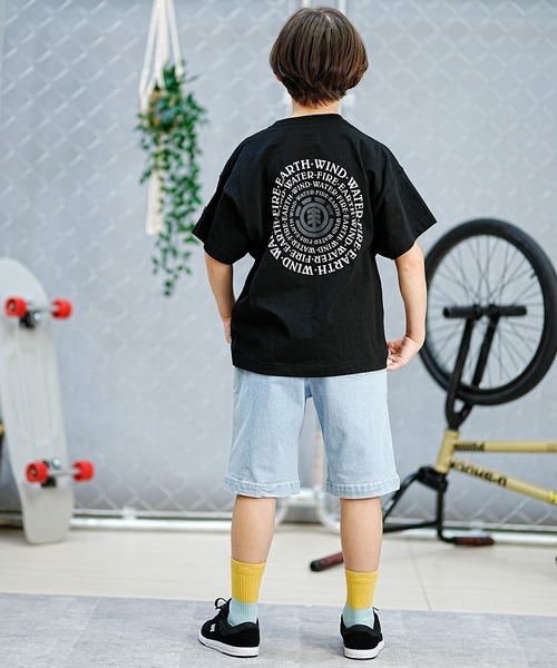 ELEMENT（エレメント）の「ELEMENT/エレメント SEALERS SS YOUTH Tシャツ 親子コーデ スケートボード BE025-243（Tシャツ/カットソー・キッズ・ブラック/グレー×サックスブルー/ホワイト・130cm/140cm/150cm/160cm）」の12枚目の写真
