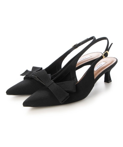 EVOL(イーボル)の「【EVOL】2way取り外しリボンバックストラップパンプス IW5360(パンプス・レディース・ゴールド/ブラック/ベージュ・22.5cm/22.0cm/23.5cm/23.0cm/25.0cm/24.5cm/24.0cm)」の2枚目の写真