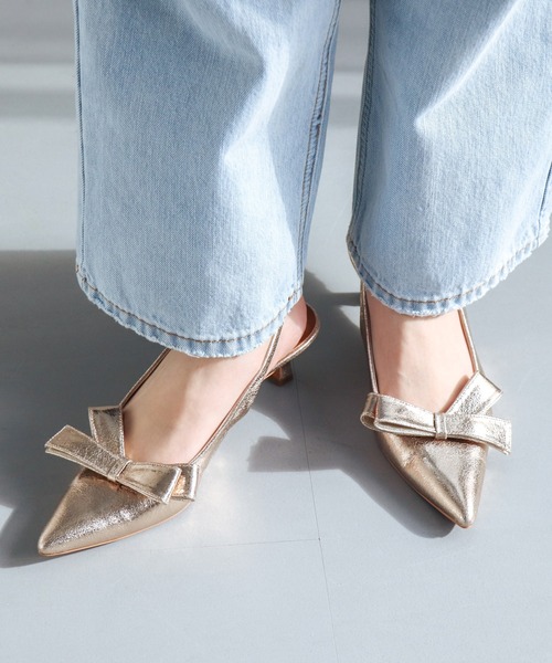 EVOL(イーボル)の「【EVOL】2way取り外しリボンバックストラップパンプス IW5360(パンプス・レディース・ゴールド/ブラック/ベージュ・22.5cm/22.0cm/23.5cm/23.0cm/25.0cm/24.5cm/24.0cm)」の19枚目の写真