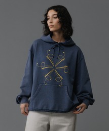 ADAM ET ROPE' | オーガニックコットン LOGO スウェット パーカ / UNISEX(パーカー)