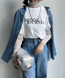 【WEB限定】ラメチュールレイヤードロゴTEE