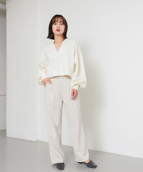 SENSE OF PLACE by URBAN RESEARCH(センスオブプレイスバイアーバンリサーチ)の「シャイニーギャザーフラットシューズ(パンプス・レディース・チャコールグレー/イエロー/ブラック・MEDIUM/SMALL/LARGE)」の14枚目の写真