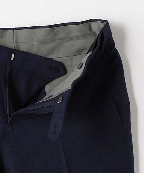 green label relaxing(グリーンレーベルリラクシング)の「W メランジ アジャスター スリム ノープリーツ スラックス -ストレッチ・ウエストアジャスター-(スラックス・メンズ・グレー/ダークグレー/ネイビー・M/L/XL/XS/S)」の22枚目の写真