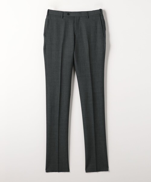 green label relaxing(グリーンレーベルリラクシング)の「W メランジ アジャスター スリム ノープリーツ スラックス -ストレッチ・ウエストアジャスター-(スラックス・メンズ・グレー/ダークグレー/ネイビー・M/L/XL/XS/S)」の10枚目の写真