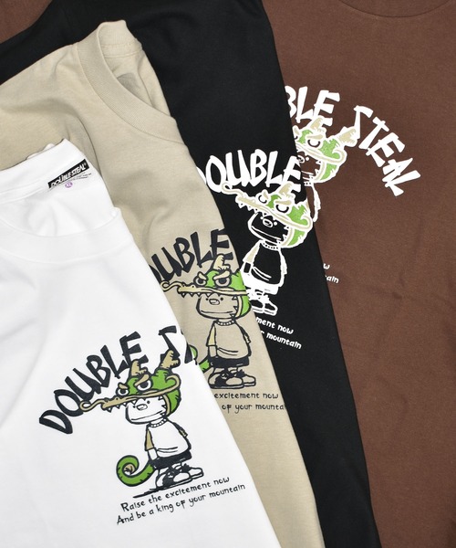 DOUBLE STEAL(ダブルスティール)の「ドラゴンDOUBZ Tシャツ(Tシャツ/カットソー・メンズ・ホワイト/グレイッシュベージュ/ブラック・LARGE/X-LARGE/MEDIUM)」の15枚目の写真