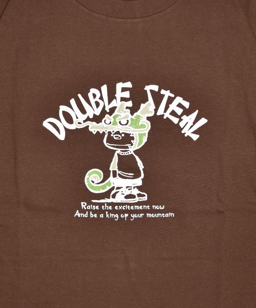 DOUBLE STEAL(ダブルスティール)の「ドラゴンDOUBZ Tシャツ(Tシャツ/カットソー・メンズ・ホワイト/グレイッシュベージュ/ブラック・LARGE/X-LARGE/MEDIUM)」の12枚目の写真
