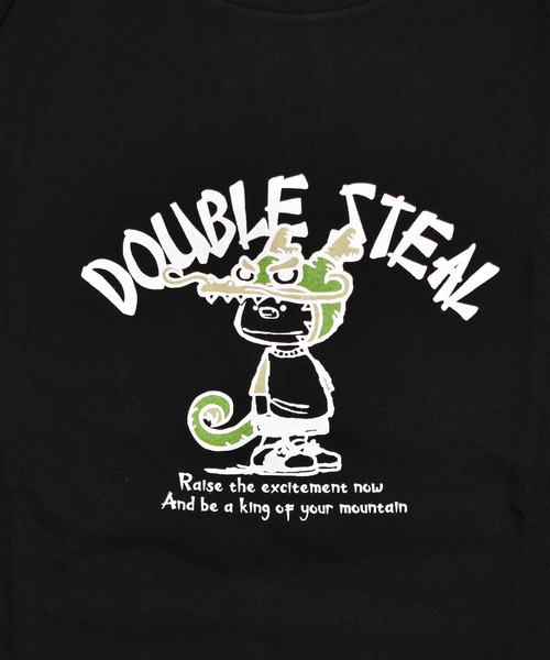 DOUBLE STEAL(ダブルスティール)の「ドラゴンDOUBZ Tシャツ(Tシャツ/カットソー・メンズ・ホワイト/グレイッシュベージュ/ブラック・LARGE/X-LARGE/MEDIUM)」の14枚目の写真