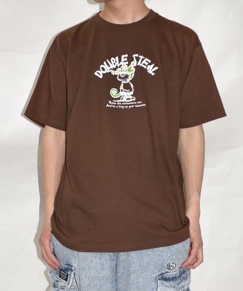 DOUBLE STEAL(ダブルスティール)の「ドラゴンDOUBZ Tシャツ(Tシャツ/カットソー・メンズ・ホワイト/グレイッシュベージュ/ブラック・LARGE/X-LARGE/MEDIUM)」の16枚目の写真