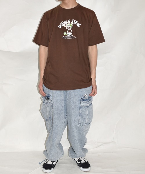 DOUBLE STEAL(ダブルスティール)の「ドラゴンDOUBZ Tシャツ(Tシャツ/カットソー・メンズ・ホワイト/グレイッシュベージュ/ブラック・LARGE/X-LARGE/MEDIUM)」の17枚目の写真