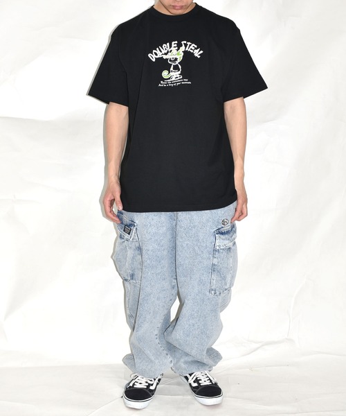 DOUBLE STEAL(ダブルスティール)の「ドラゴンDOUBZ Tシャツ(Tシャツ/カットソー・メンズ・ホワイト/グレイッシュベージュ/ブラック・LARGE/X-LARGE/MEDIUM)」の18枚目の写真