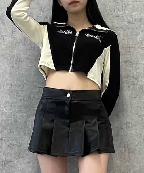 Figments（フィグメンツ）の「バイカーデザイントップス（Tシャツ/カットソー・レディース・ブラック・FREE）」の20枚目の写真