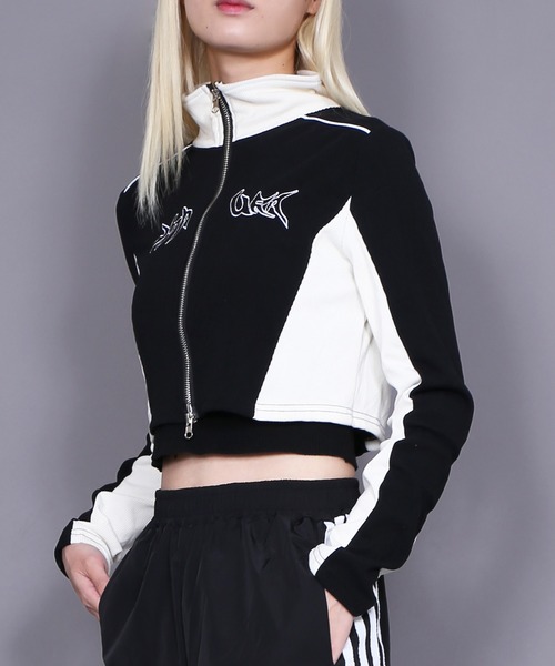 Figments（フィグメンツ）の「バイカーデザイントップス（Tシャツ/カットソー・レディース・ブラック・FREE）」の13枚目の写真