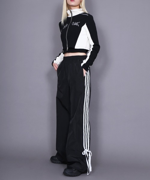 Figments（フィグメンツ）の「バイカーデザイントップス（Tシャツ/カットソー・レディース・ブラック・FREE）」の9枚目の写真