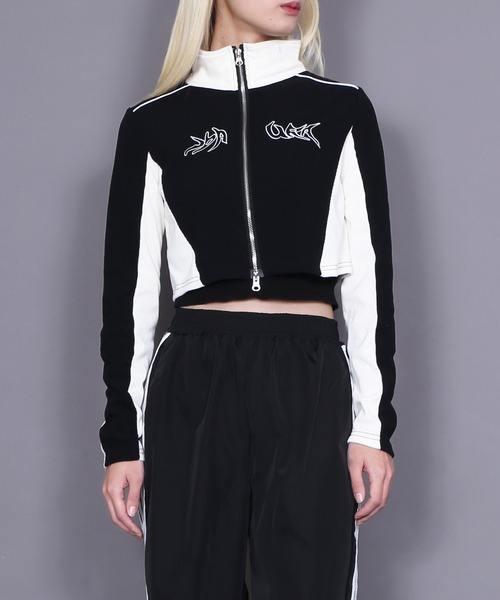 Figments（フィグメンツ）の「バイカーデザイントップス（Tシャツ/カットソー・レディース・ブラック・FREE）」の7枚目の写真